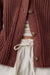 Faherty Sunwashed Lodge Cardigan in Sunwashed Redwood — Button detail view