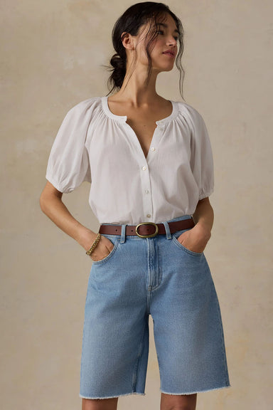 faherty boyfriend denim short bay drift wash