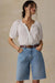 faherty boyfriend denim short bay drift wash