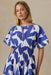 faherty coastal elia dress summer leaf front detail