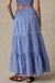 faherty coastal poplin maxi skirt deepwater stripe back