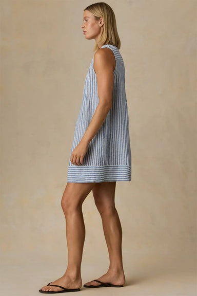 faherty devin dress ocean whisper side