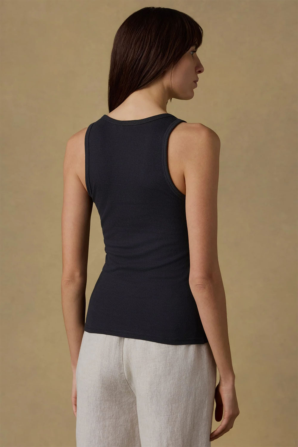faherty featherweight freestyle tank washed black back