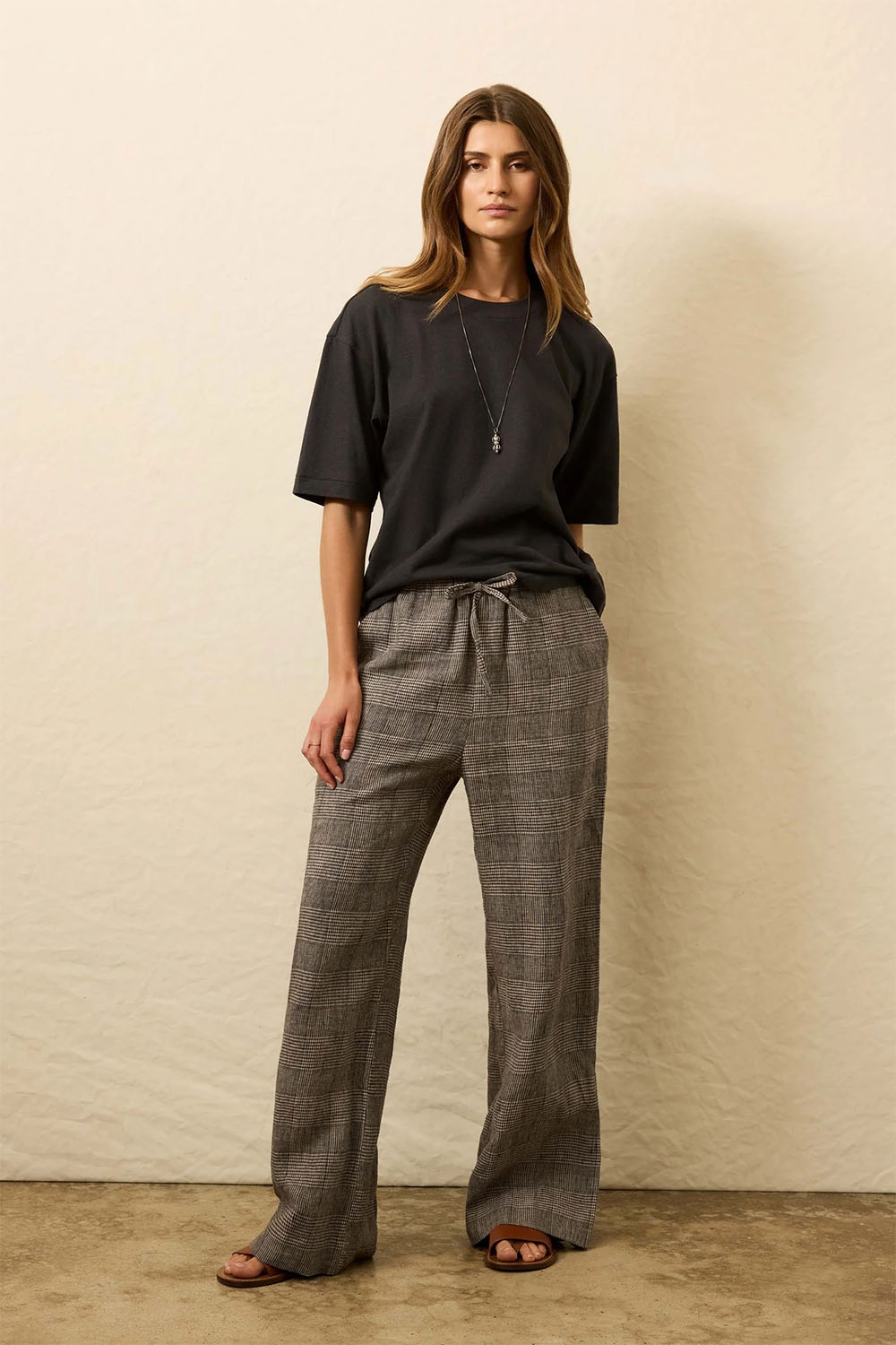 faherty hemp blend vintage tee washed black