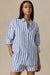 faherty laguna linen relaxed shirt coastal calm stripe front