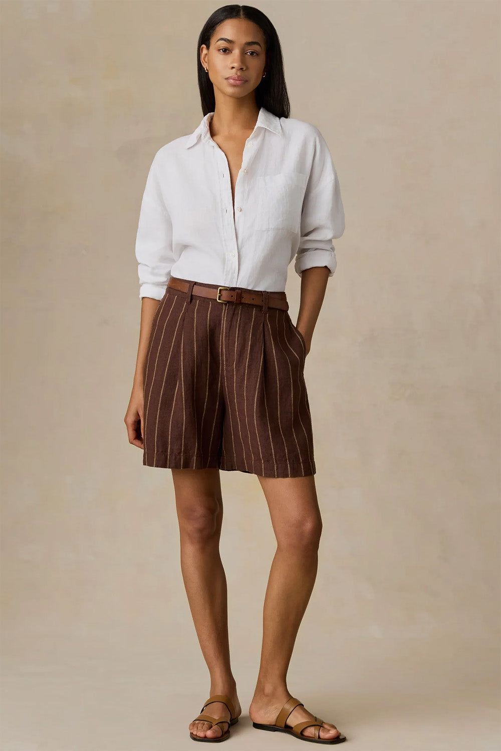 faherty laguna linen relaxed shirt white 