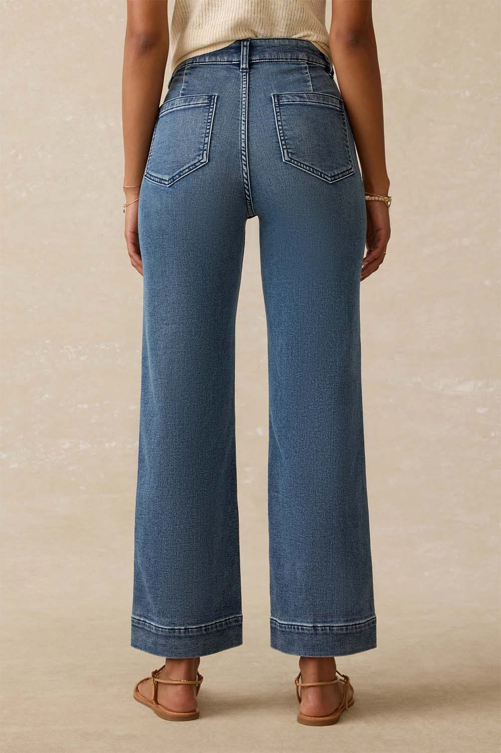 faherty stretch terry ankle pant riveton wash back