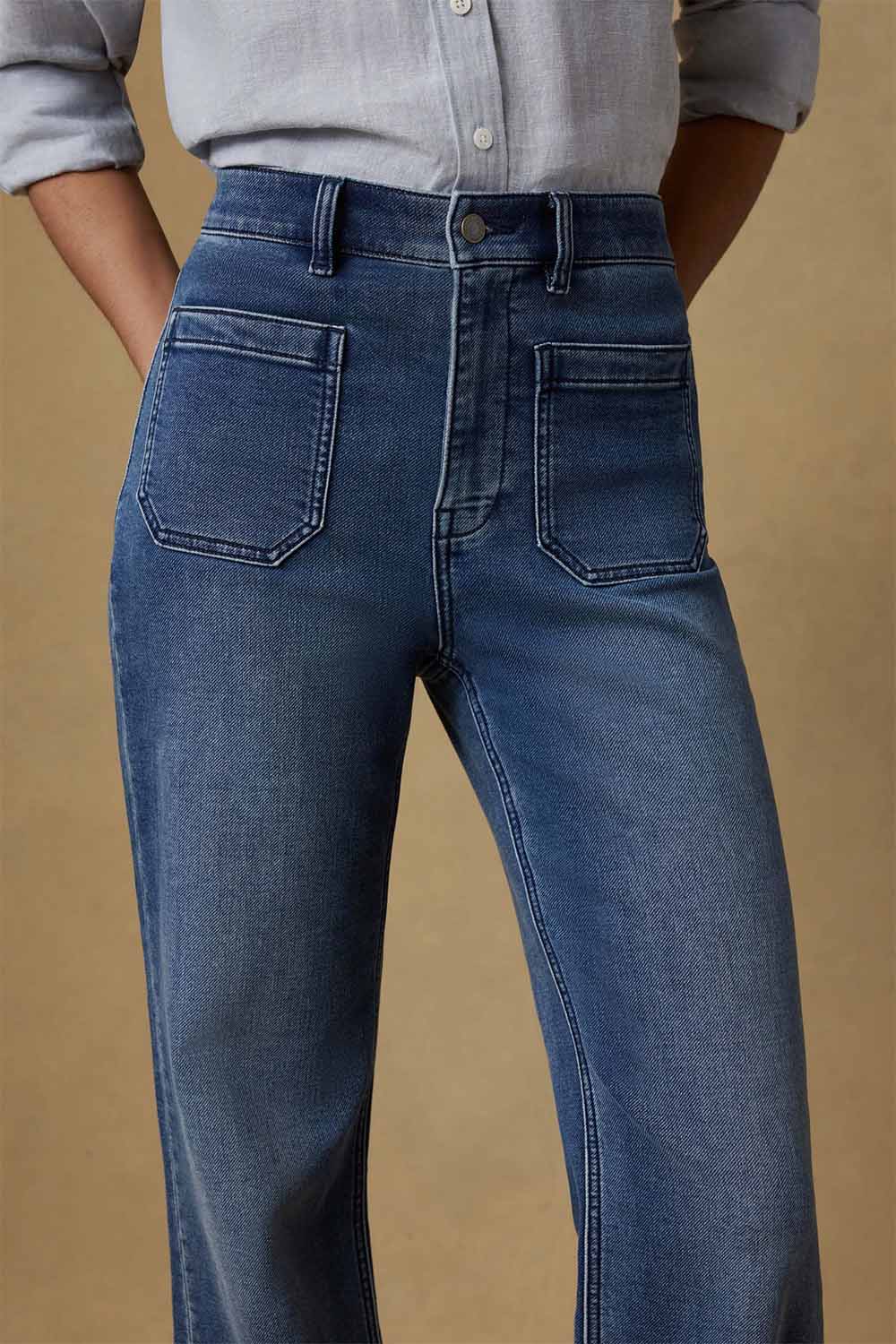 faherty stretch terry pant riverton detail