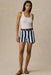 faherty stretch terry sailor short portside stripe front