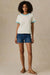 faherty sunwashed essential tee lemon sorbet