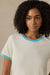faherty sunwashed essential tee lemon sorbet detail