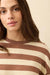 faherty sunwashed slub retro ls nutmeg stripe detail