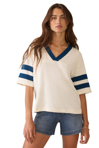faherty sunwashed slub varsity tee titan