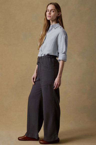 faherty topanga drape pant washed black side