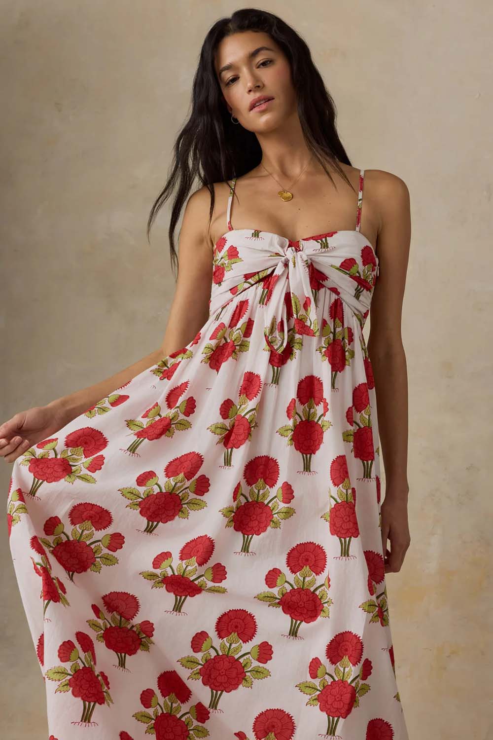faherty voile alexi dress bloom poem