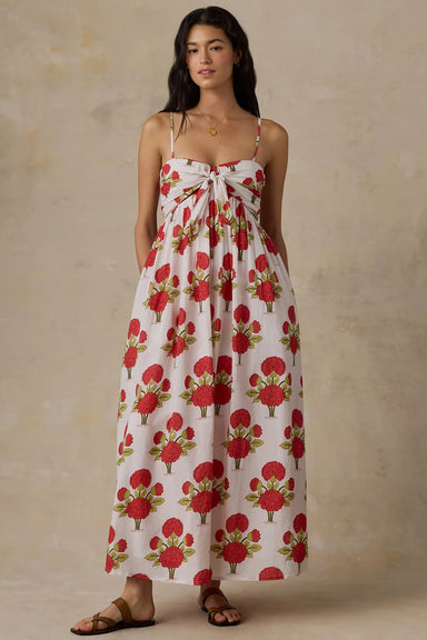 faherty voile alexi dress bloom poem front