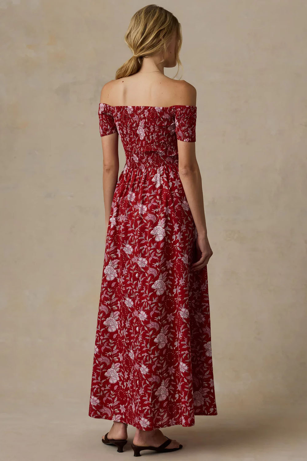 faherty voile sundance dress garden whispers back
