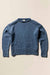 fahety sunwashed roll neck sweater blue