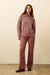 fahety sunwashed roll neck sweater nostalgia rose