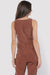 Sadie & Sage - Get Like This Vest - Washed Brown - Back