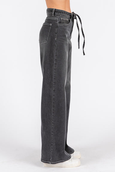 Letter to Juliet - High Rise Slouchy Jean - Shadow - Side