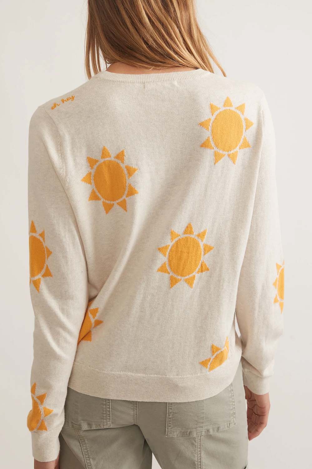 Marine Layer - Icon Sweater - Sun Print - Back