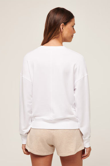 Travis Matthew - Cloud Terry Crew - White - Back