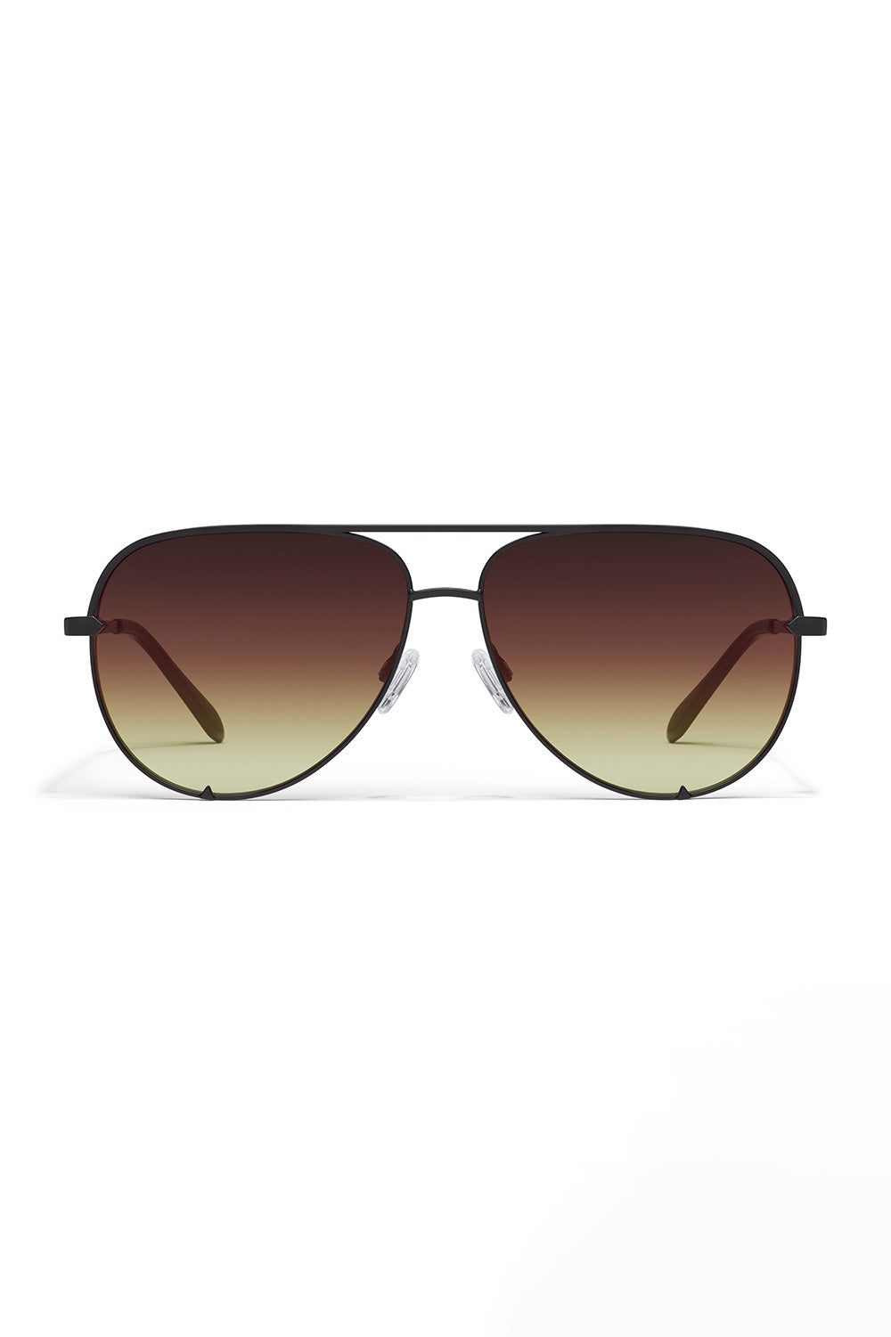 Quay - High Key - Black/Brown Yellow - Front