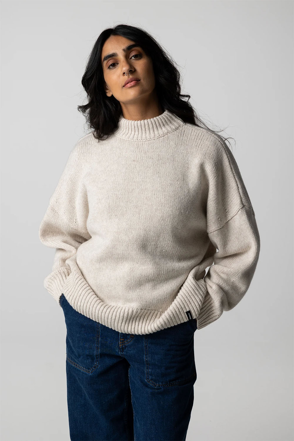 Finisterre - Eyre Crew Neck - Oatmeal