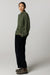 finisterre eyre crew neck olive front