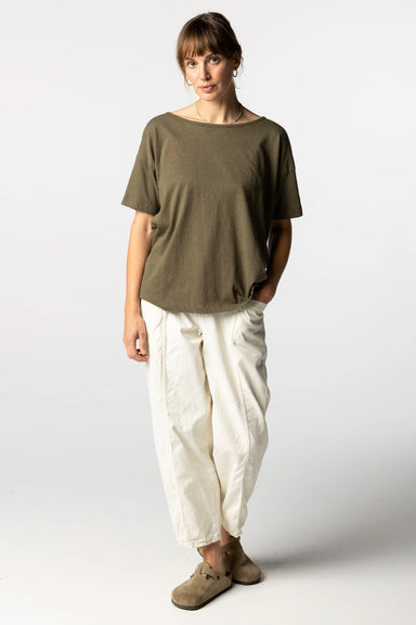 finisterre kea tee olive front