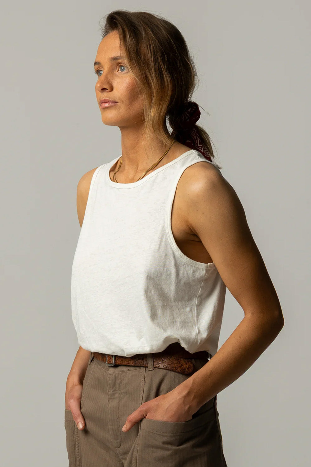 finisterre kea vest ecru