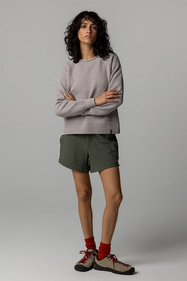 finisterre kerrow knit jumper oat front