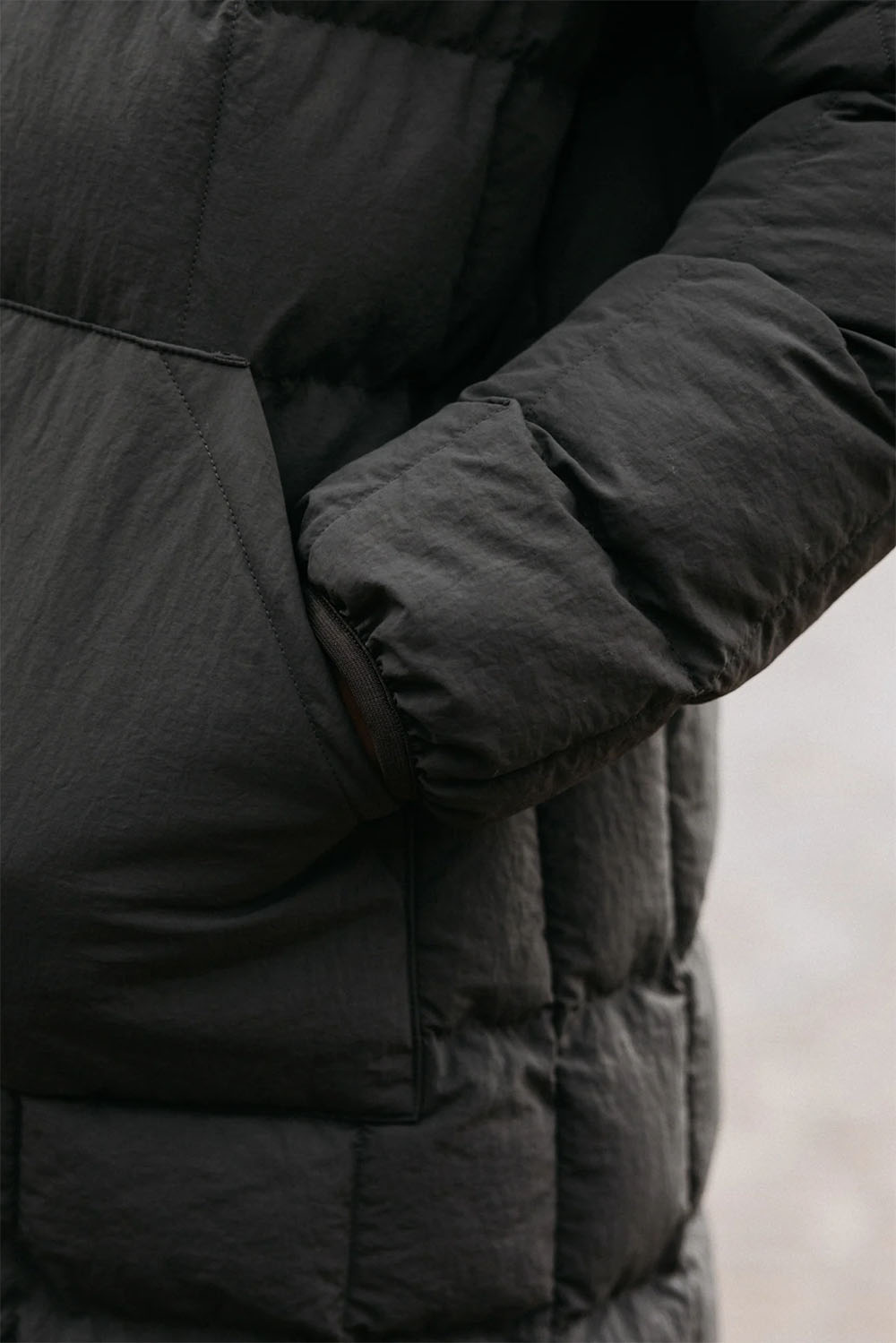 Finisterre - Lapwing Coat - Raven - Pocket
