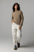 finisterre taran tipped jumper warm oatmeal navy 