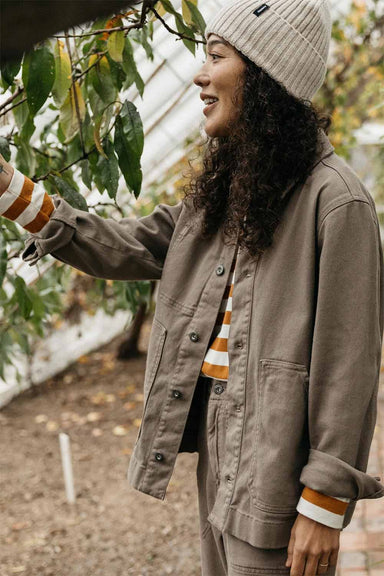 Finisterre - Yarrel Chore Jacket - Woodsmoke - Side
