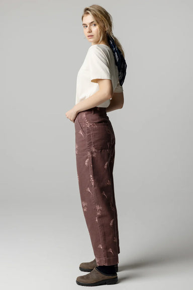 finisterre yarrel printed trouser floral marine