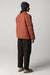 finisterre yarrel quilted chore jacket red oxide back