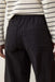 Marine Layer - Jessie Barrel Leg Pant - Black - Back