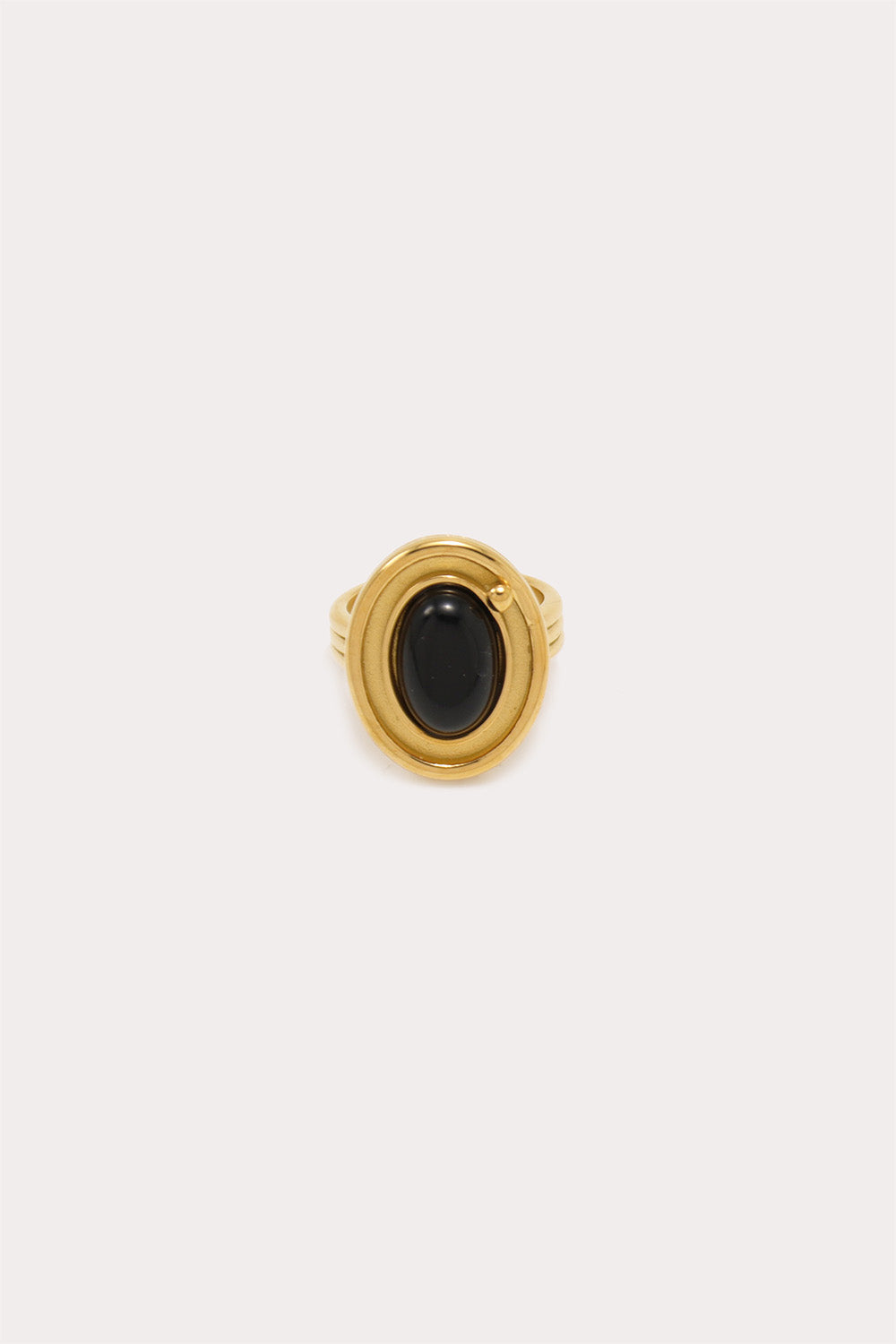Petit Moments - Oval Pendant Ring - Gold 