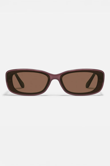 Quay - Vibe Check - Plum/Brown - Front