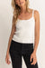 Rhythm - Yumi Knit Top - White - Front