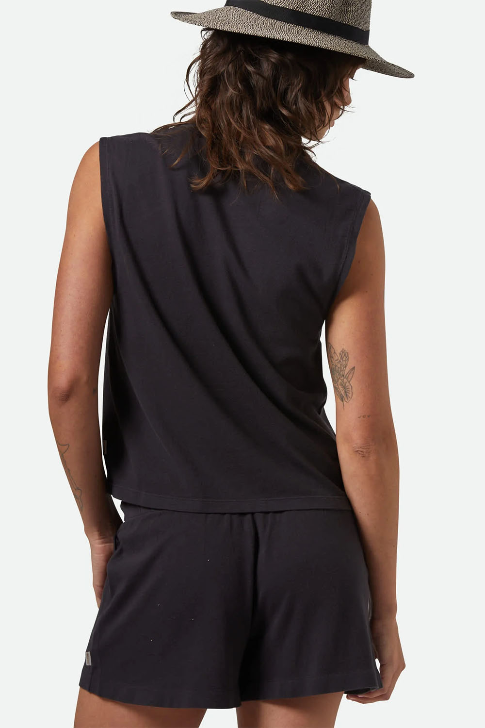 Brixton - Carefree GD Muscle Tank - Black  - Back