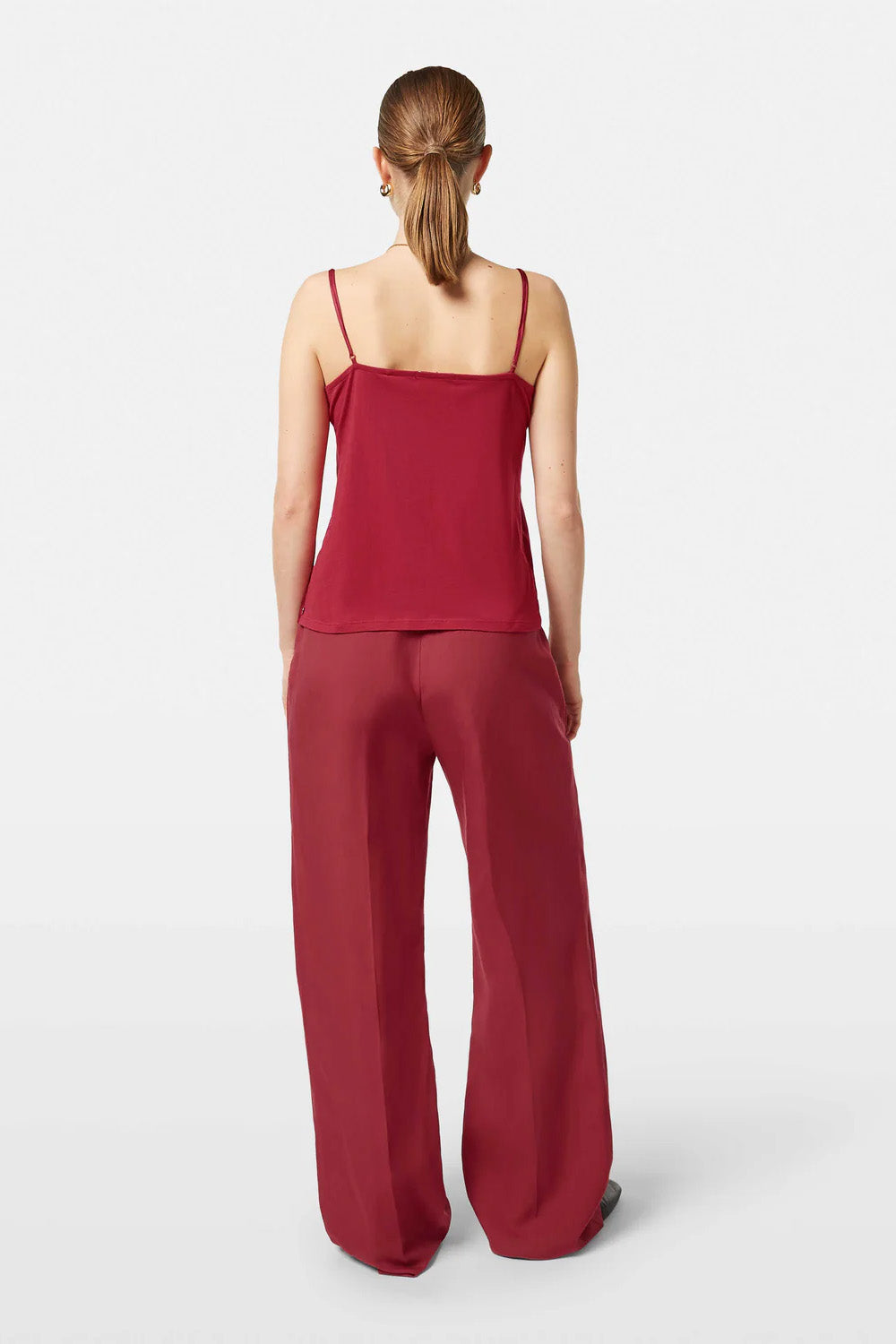 Scotch & Soda - Jersey Woven Tank - Roadside Red - Back