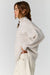 Free People Beaumont Tunic in Feather Grey Melange — Side view