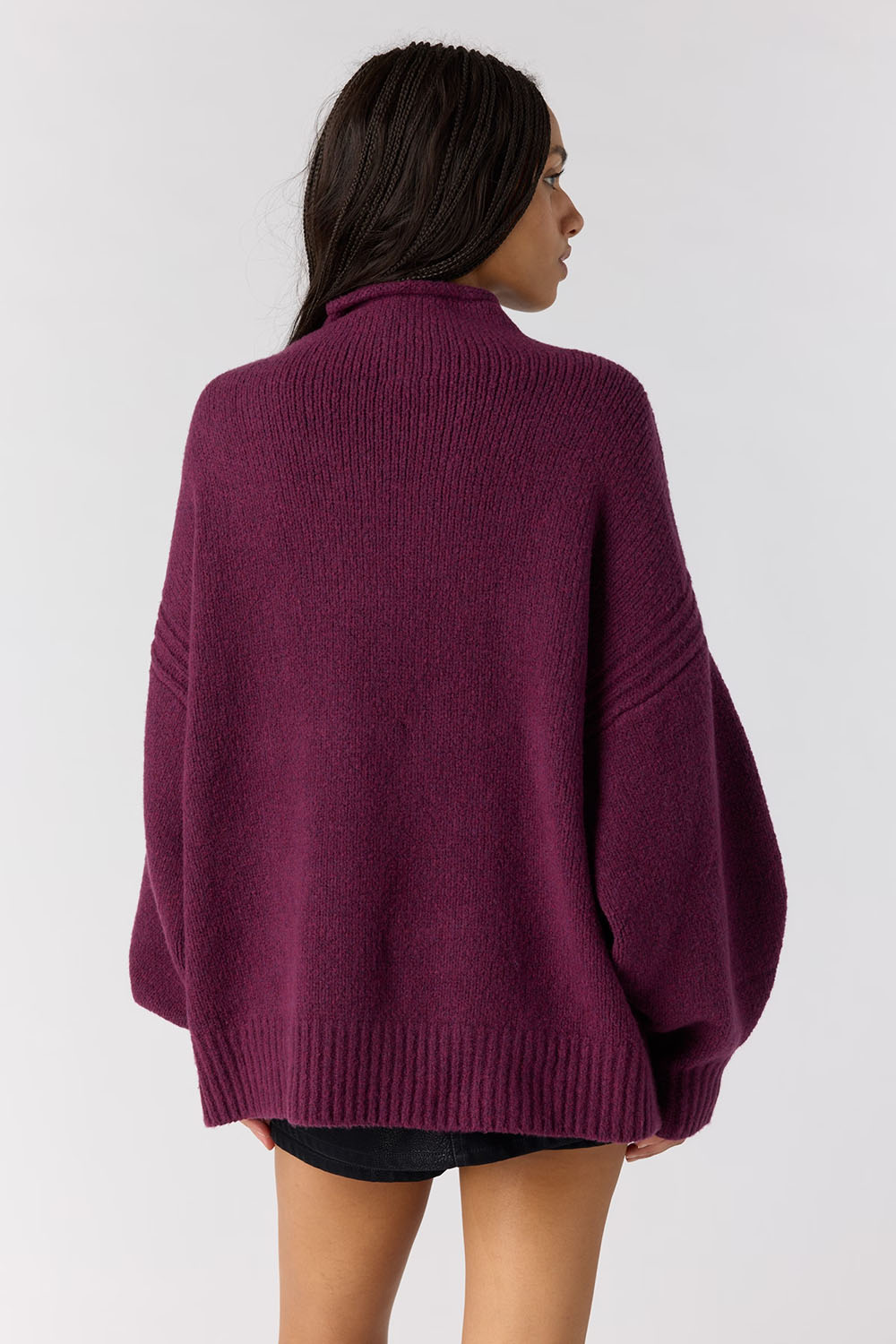 Free People Beaumont Tunic in Winter Bloom Melange — Back view