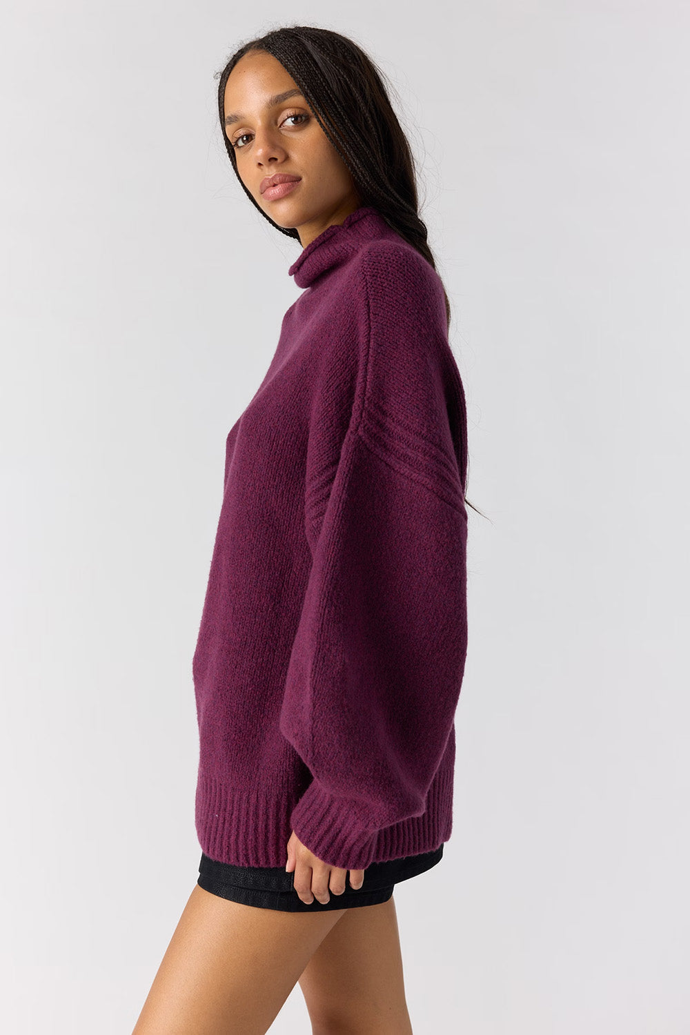 Free People Beaumont Tunic in Winter Bloom Melange — Side view