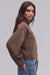 Free People Celeste Quarter Zip in Teak — Side view