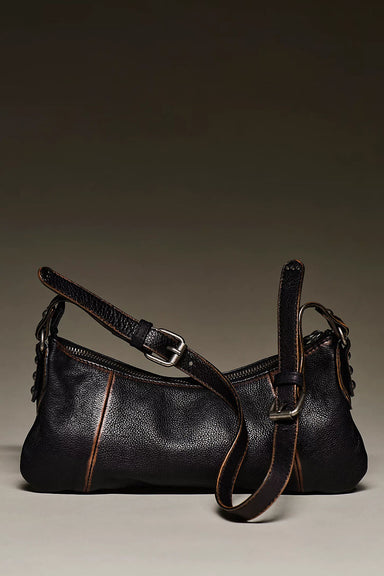 Free People Emerson Crossbody in Black — Front view