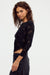 Free People Night Shift Layering Top in Black — Side view
